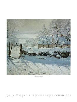 Kunstkalender »Impressionisten«, 480x640 mm, Dezember