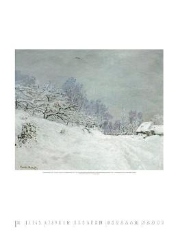 Kunstkalender »Claude Monet«, 480x640 mm, Januar