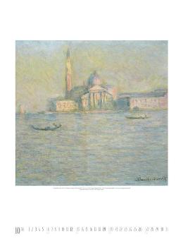 Kunstkalender »Claude Monet«, 480x640 mm, Oktober