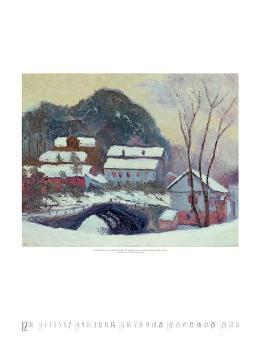 Kunstkalender »Claude Monet«, 480x640 mm, Dezember