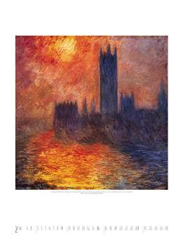Kunstkalender »Claude Monet«, 480x640 mm, Februar