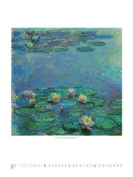 Kunstkalender »Claude Monet«, 480x640 mm, August