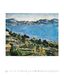 Kunstkalender »Paul Cezanne«, 460x550 mm, April