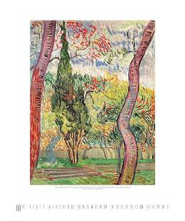 Kunstkalender »Vicent van Gogh«, 460x550 mm, Oktober