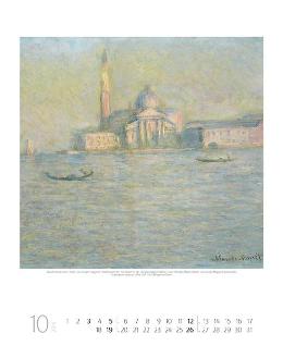 Kunstkalender »Claude Monet«, 360x440 mm, Oktober
