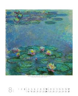 Kunstkalender »Claude Monet«, 360x440 mm, August