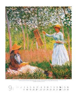 Kunstkalender »Claude Monet«, 360x440 mm, September