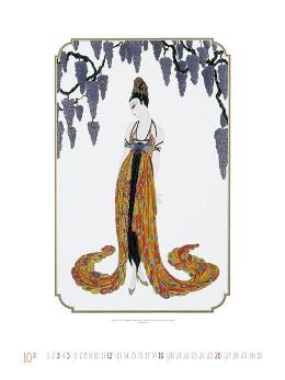 Kunstkalender »Art Déco«, 480x640 mm, Oktober