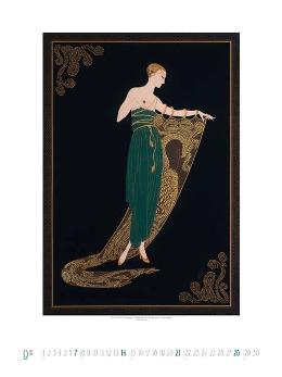 Kunstkalender »Art Déco«, 480x640 mm, September