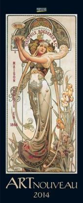 Kunstkalender »Art Nouveau«, 285x690 mm, Titelblatt