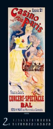 Kunstkalender »Art Nouveau«, 285x690 mm, Februar