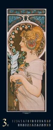 Kunstkalender »Art Nouveau«, 285x690 mm, März