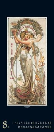 Kunstkalender »Art Nouveau«, 285x690 mm, August