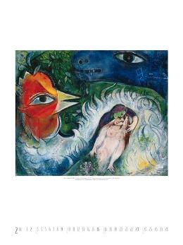 Kunstkalender »Marc Chagall«, 480x640 mm, Februar
