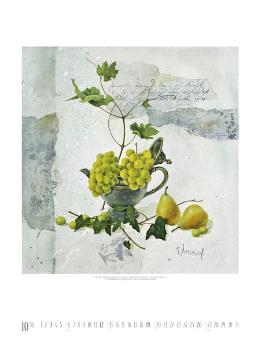 Kunstkalender »Savoir Vivre«, 480x640 mm, Oktober