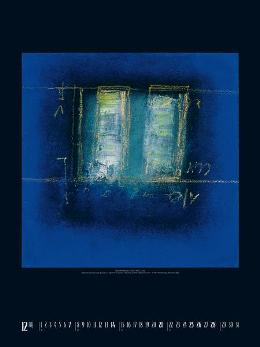 Kunstkalender »Blue Art«, 480x640 mm, Dezember