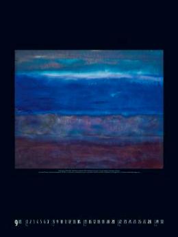 Kunstkalender »Blue Art«, 480x640 mm, September