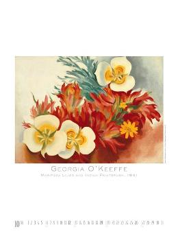 Kunstkalender »Georgia O'Keeffe«, 480x640 mm, Oktober