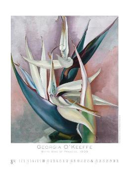 Kunstkalender »Georgia O'Keeffe«, 480x640 mm, August
