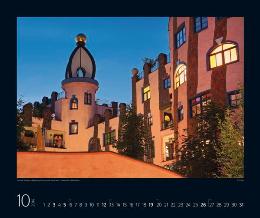 Kunstkalender »Hundertwasser Architektur«, 550x460 mm, Oktober
