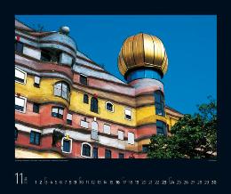 Kunstkalender »Hundertwasser Architektur«, 550x460 mm, November