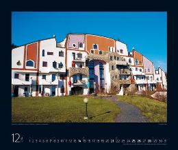 Kunstkalender »Hundertwasser Architektur«, 550x460 mm, Dezember