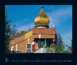 Kunstkalender »Hundertwasser Architektur«, 550x460 mm, März