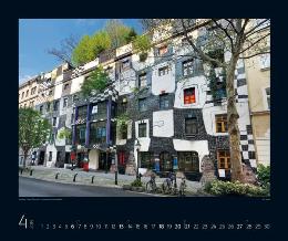 Kunstkalender »Hundertwasser Architektur«, 550x460 mm, April
