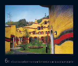 Kunstkalender »Hundertwasser Architektur«, 550x460 mm, JUni