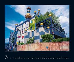 Kunstkalender »Hundertwasser Architektur«, 550x460 mm, Juli
