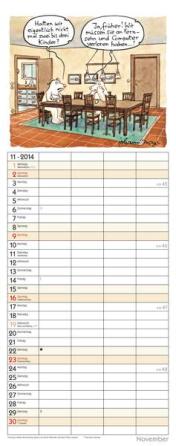 Familienplaner »Tierisches Familienglück«, 190x480 mm, November