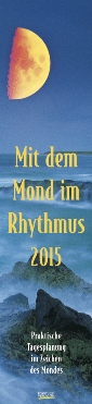 Streifenkalender »Mit dem Mond im Rhythmus«, 110x480 mm, Titelblatt