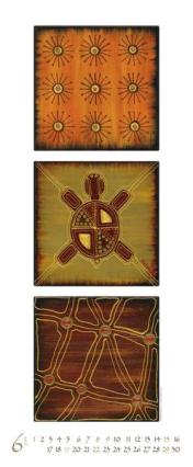 Bildkalender &raquo;African Art&laquo;, 300x420 mm, Juni