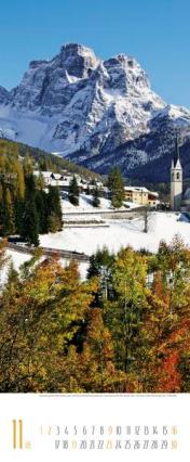 Bildkalender »Alpen«, 285x690 mm, November
