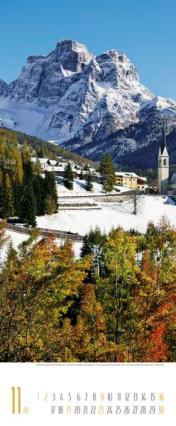 Bildkalender &raquo;Alpen&laquo;, 285x690 mm, November