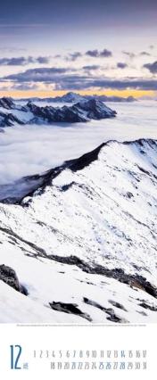 Bildkalender &raquo;Alpen&laquo;, 285x690 mm, Dezember