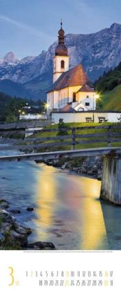 Bildkalender &raquo;Alpen&laquo;, 285x690 mm, M&auml;rz