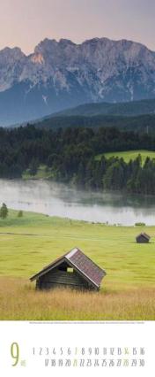 Bildkalender &raquo;Alpen&laquo;, 285x690 mm, September