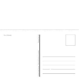 Tischaufstellkalender »Lebe Deine Träume«, 160x170 mm, Postkartenrückseite