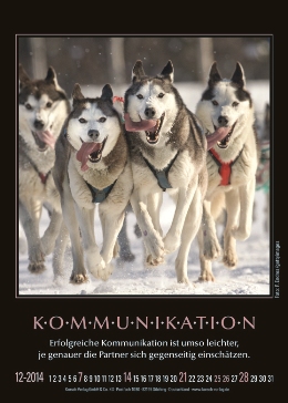 Tischaufstell-Kalender »Motivation«, 93x130 mm, Dezember