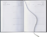 Tages-Buchkalender »Delta-892«, 1sprachig deutsch, 1farbig grau