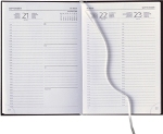Tages-Buchkalender »Delta-894«, 8sprachig, 1farbig gau