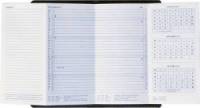 Taschenkalender, deutsch, 87x153 mm, 1 Monat auf 3 Seiten + Notizseite