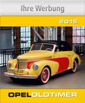 Bildkalender »Opel-Kalender«, 325x390 mm, Titelblatt