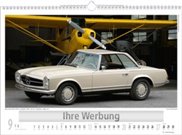 Bildkalender »Mercedes-Benz«, 440x360 mm, September