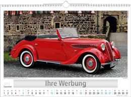 Bildkalender »BMW-Oldtimer«, 440x360 mm, Dezember