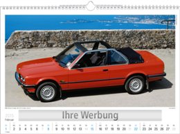 Bildkalender »BMW-Oldtimer«, 440x360 mm, Februar