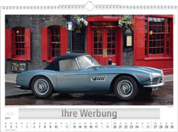 Bildkalender »BMW-Oldtimer«, 440x360 mm, April