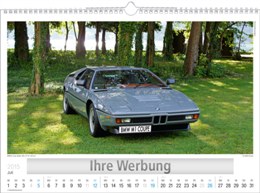 Bildkalender »BMW-Oldtimer«, 440x360 mm, Juli