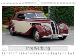 Bildkalender »BMW-Oldtimer«, 440x360 mm, September